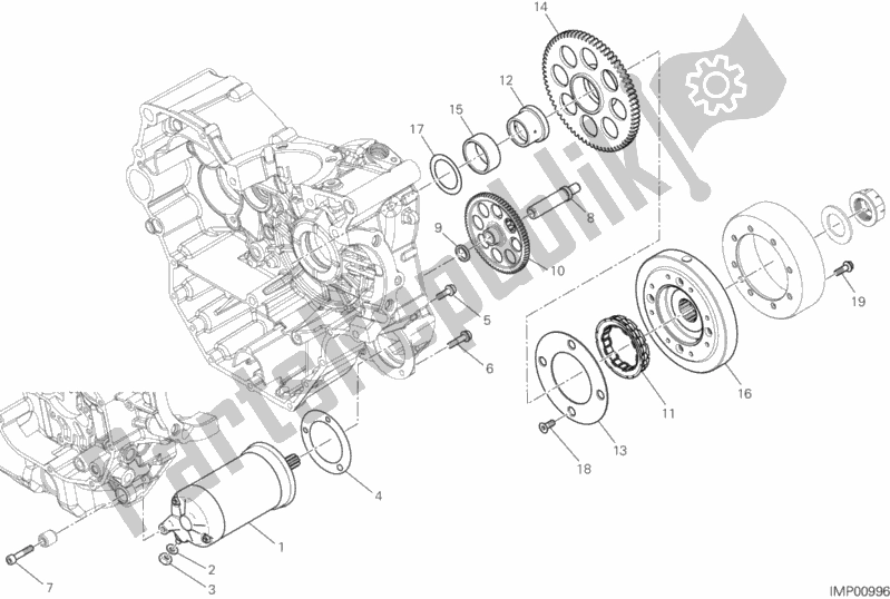 Wszystkie części do Rozruch Elektryczny I Zap? On Ducati Hypermotard Hyperstrada 939 USA 2016